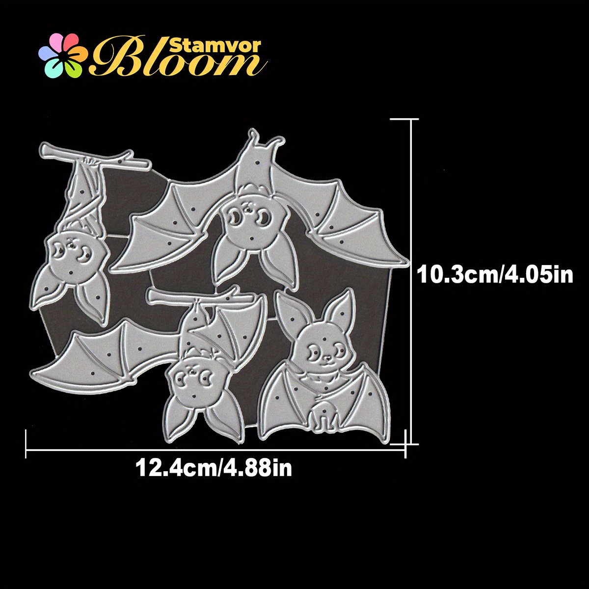 Image of Original Lovely Halloween Animals Bats Mold For Paper Cutting Dies, Embossing, Die For Card Making Decoration And Diy Scrapbooking Album