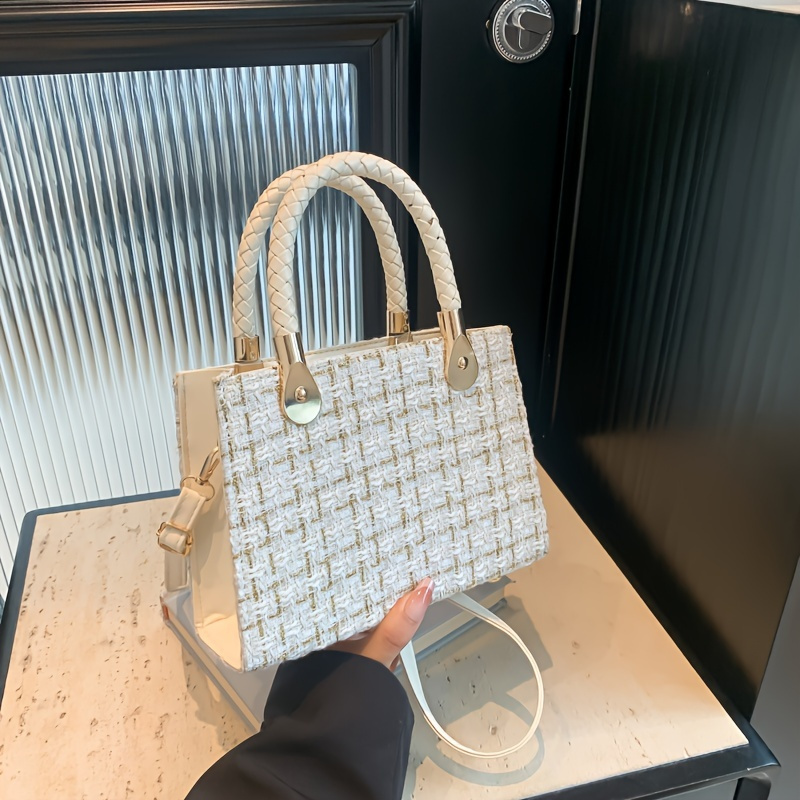 Image of 2024 Autumn Winter Luxury Felt Handbag, Women's Crossbody Bag, Autumn Crossbody Bag