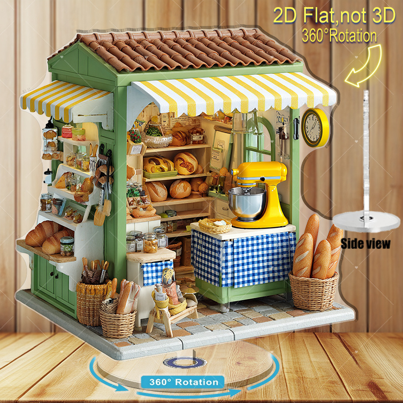 Melody Jane Miniatur-Bäckerei Tabletts 1:12 – Zubehör Für Dein Puppenhaus