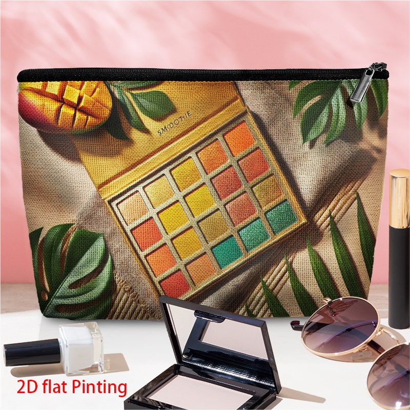 1 stuk Mango Smoothie Zomer Oogschaduwpalet & Make-uptas in één