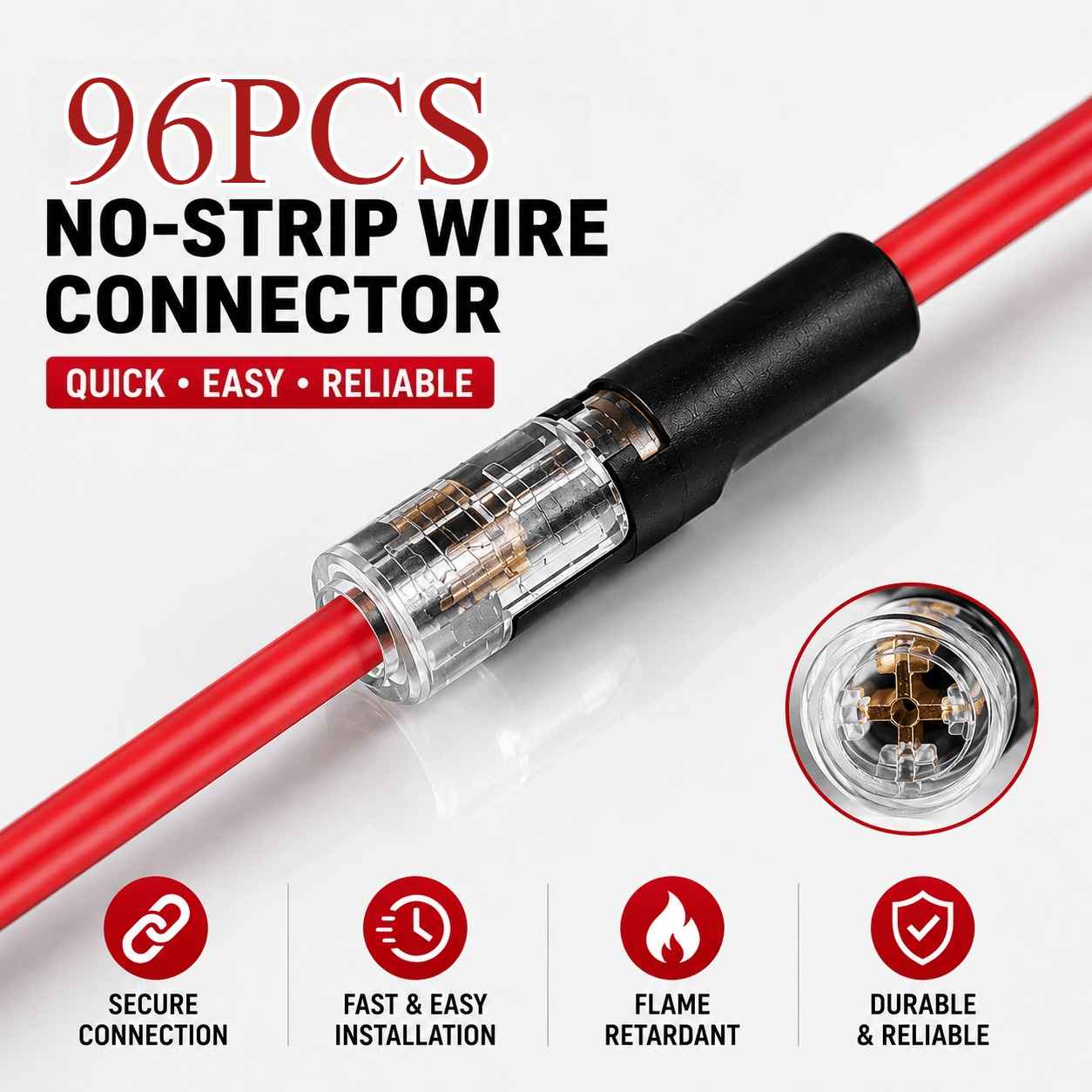 electrical connectors sold on Temu United States
