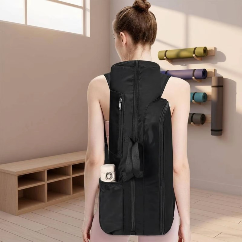 TEMU Yoga Backpack Yoga Mat Storage Bag, Multi-, Yoga Backpack, Portable Yoga Mat Carrying Backpack, Portable Sports Equipment Storage Bag, Easy To