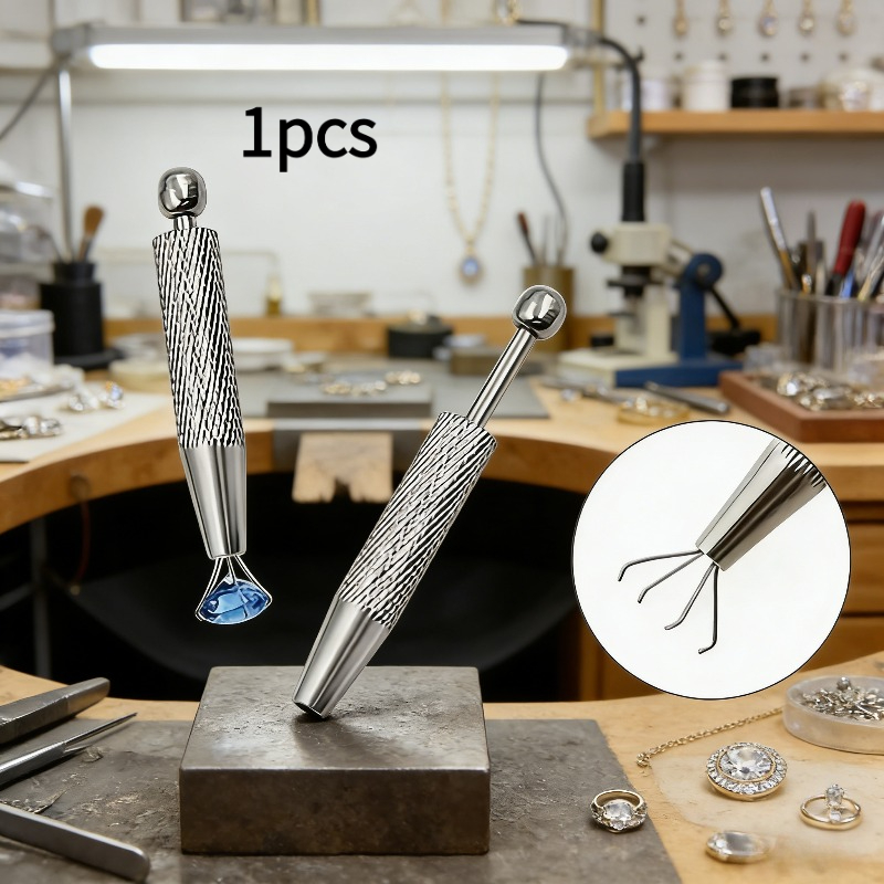 TEMU 1/3/4pcs Pinces à Bijoux de à 4 Griffes Adaptées aux , , Perles et Petites Pièces, Dents, Pinces Multifonctionnelles, pour la Fabrication de