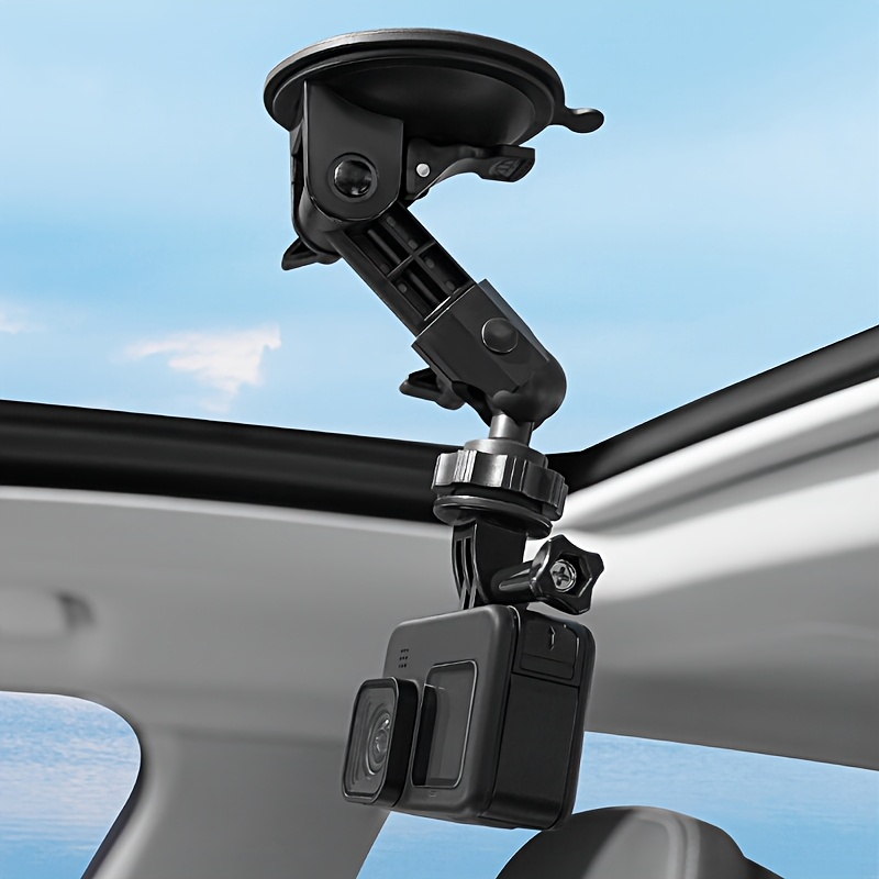 TEMU Suitable For Pocket 3/4, Compatible With , Series, X Series And Other Action Camera Car Suction Cup Mounts, Action Camera Accessories, Car