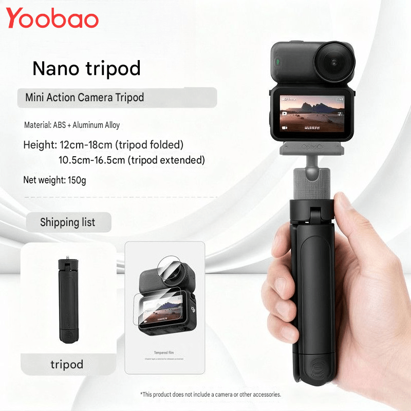 TEMU [] Retractable Selfie Stick Tripod To Nano, A Small And Portable Desktop Camera Accessory, Easy To Carry And Shoot