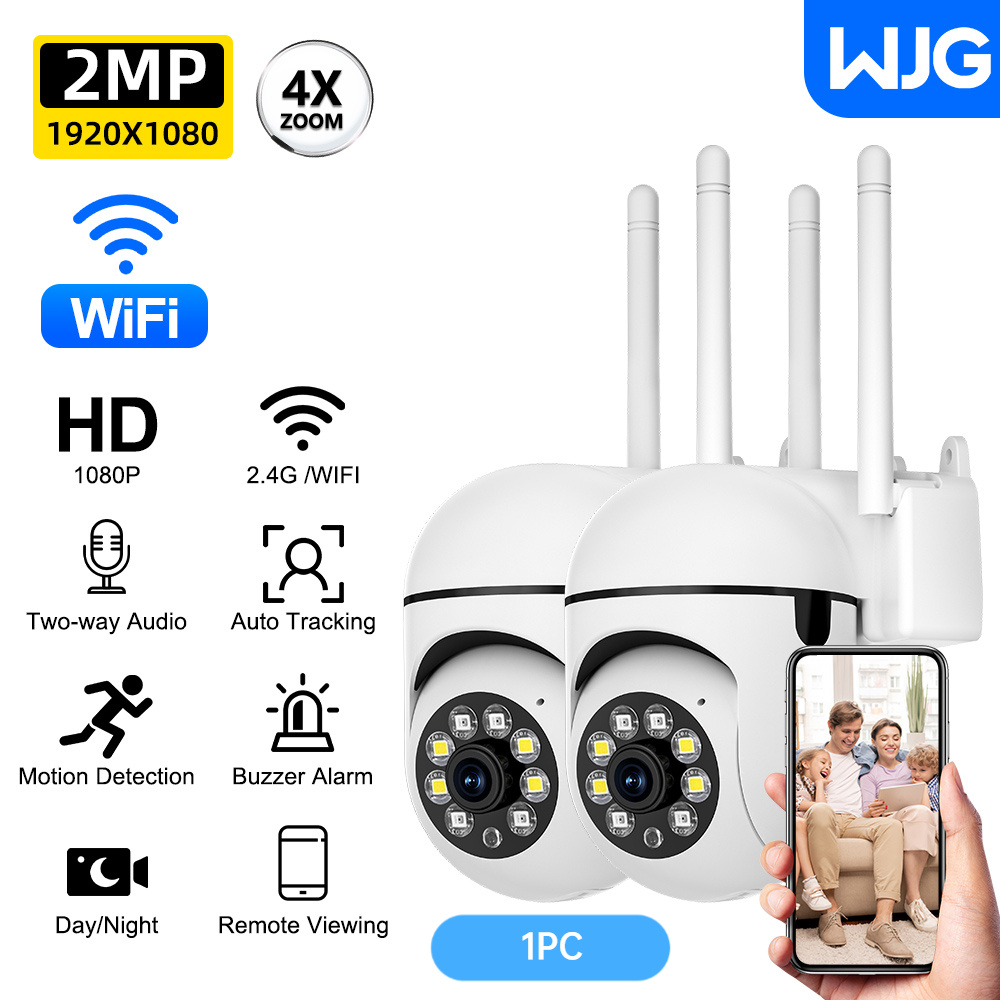 Smart Home Security 1080P IP Camera with 360-Degree PTZ, Two-Way Audio, Movement Detection, and Alert Notifications - Indoor USB-Powered Wi-Fi Surveillance Camera, Video Surveillance Network, Active Defense, details 0