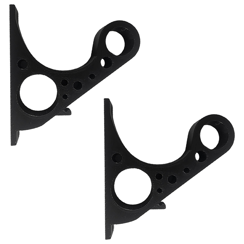 TEMU 2pcs Wall Mounts With Strong And Durable Build, Of Safely Holding Full Face Helmets And Preventing Surface Scratches During Daily Storage.