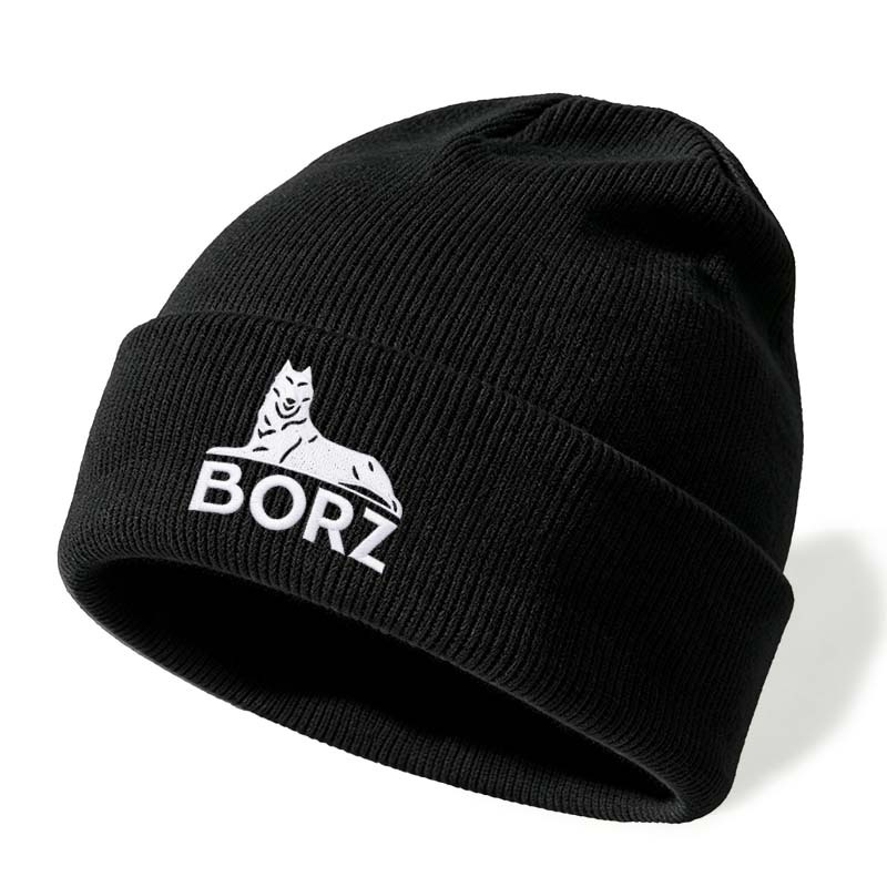 TEMU 1pc Beanie Embroidered Wolf Beanie Unisex Hat Y2k Outdoor Cold-proof Casual All-match Winter Hat Suitable For Daily