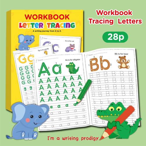 childrens handwriting practice book copybook workbook for preschoolers learning to write pen control training aid suitable for home and school use