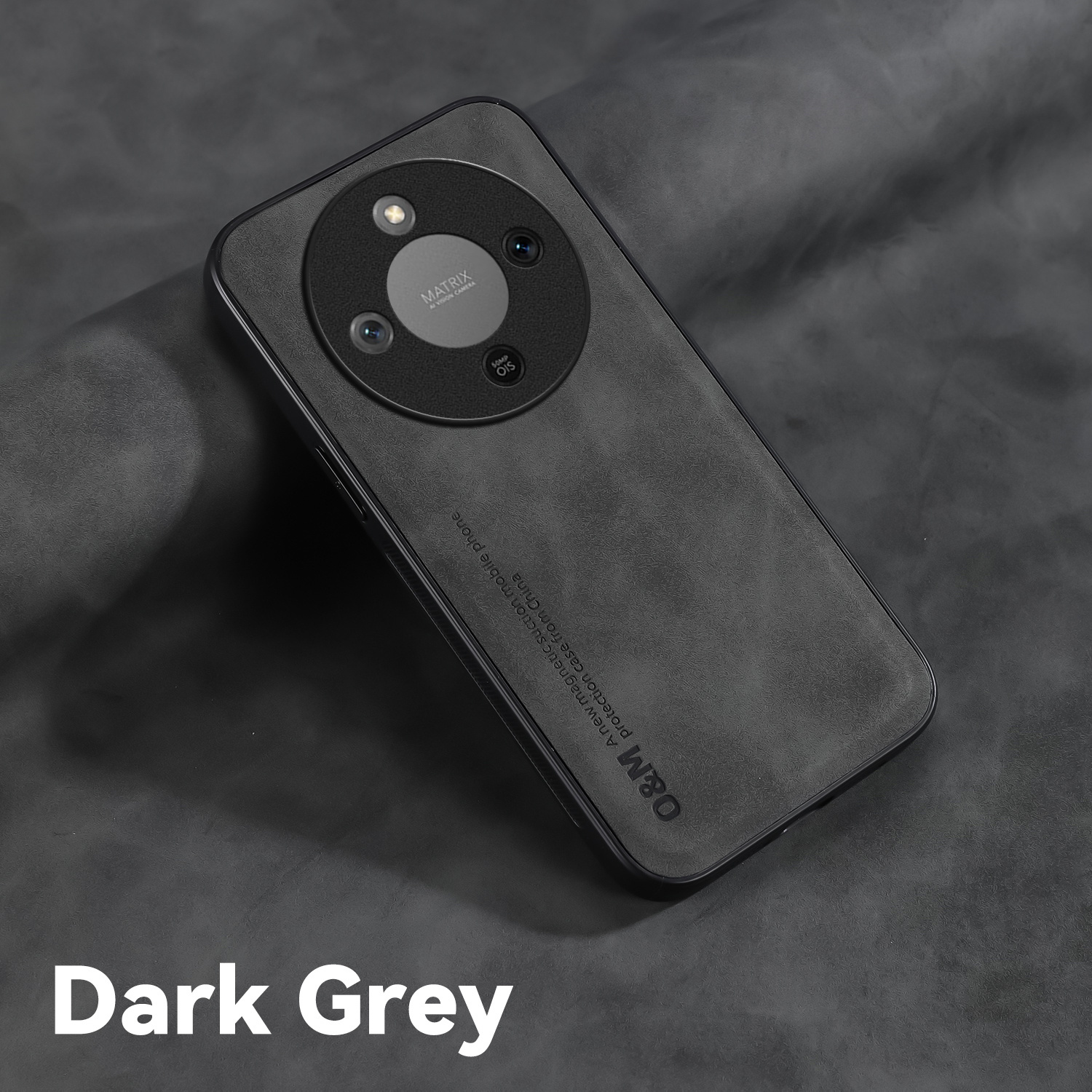 TEMU Phone Case - Shock-resistant Magnetic Case Made Of Nubuck Faux Leather For The Lite, Serving As A Protective Back Cover