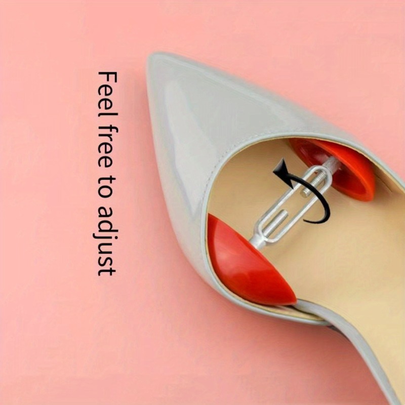TEMU 1pc Mini Extenseur de Chaussures Ajustable, Adapté aux Talons Hauts, Baskets et Chaussures - Outil de Moulage Anti-Rides, Extenseur Facile à