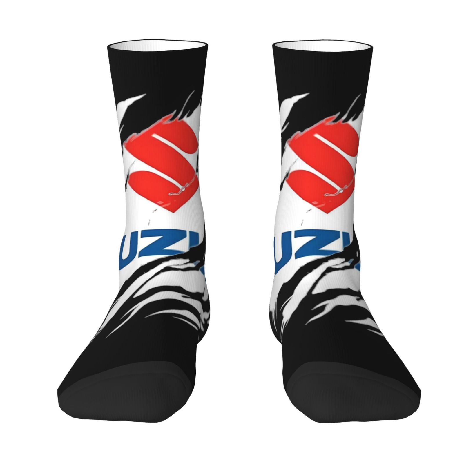TEMU 1 Pair Of Motorcycle Off-road Enthusiast's Perfect Gift Socks, Fresh And Bright, Novelty Sock Gift, Stylish And Comfortable, Suitable For ,