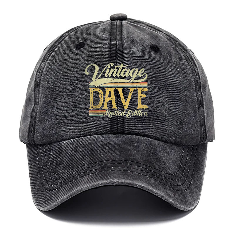 TEMU 1pc Vintage Dave Hat, Casual Hat For Men, Hat For Women, Adjustable Baseball Caps, Dad Hat, Suitable For Outdoor Activities And Gatherings,