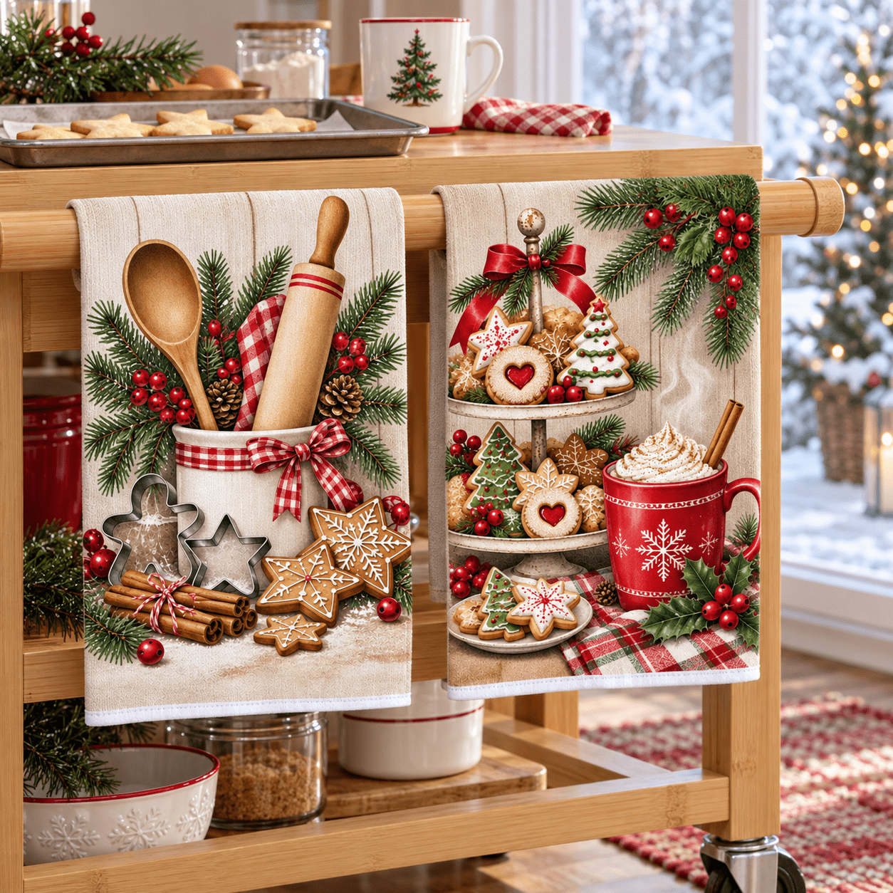 TEMU Set strofinacci da cucina WOYUO a forma di di pan di zenzero, adatti per pulire e asciugare, panni decorativi multiuso in microfibra/tessuto per