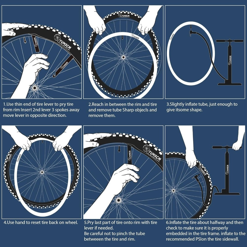 Bicycle Wheel Changing A Bike Inner Tube Mountain Bike Changing
