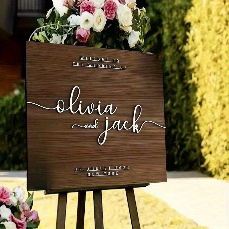 welcome signs sold on Temu United States