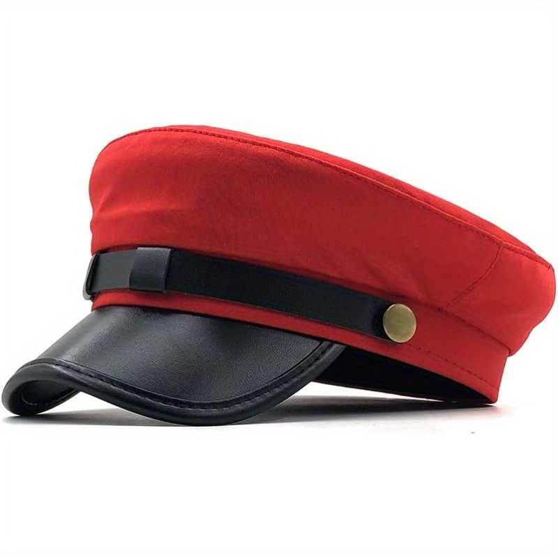 Unisex Vintage Flat Cap, Breathable -panel Peaked Hat, British Driver Cap ( ), Suitable For , Travel, And Daily Wear