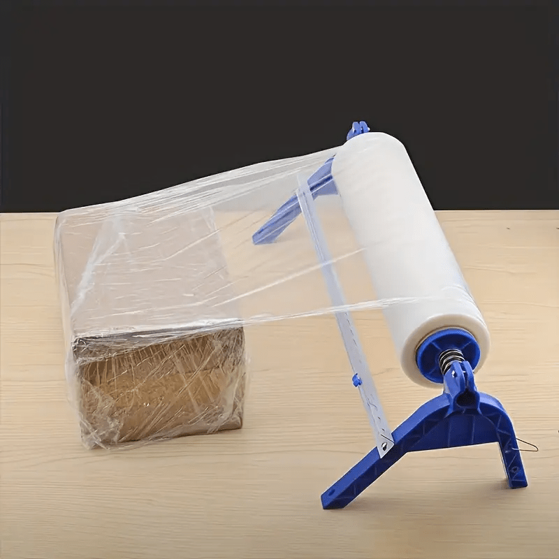 1pc Heavy-Duty Adjustable Stretch Wrapping Machine with Sliding System, /Removable Cover & Height Adjustment - Sky Packaging Equipment for home & Commercial Use, Easy Assembly, Wrapping Tool Gift for Small Business