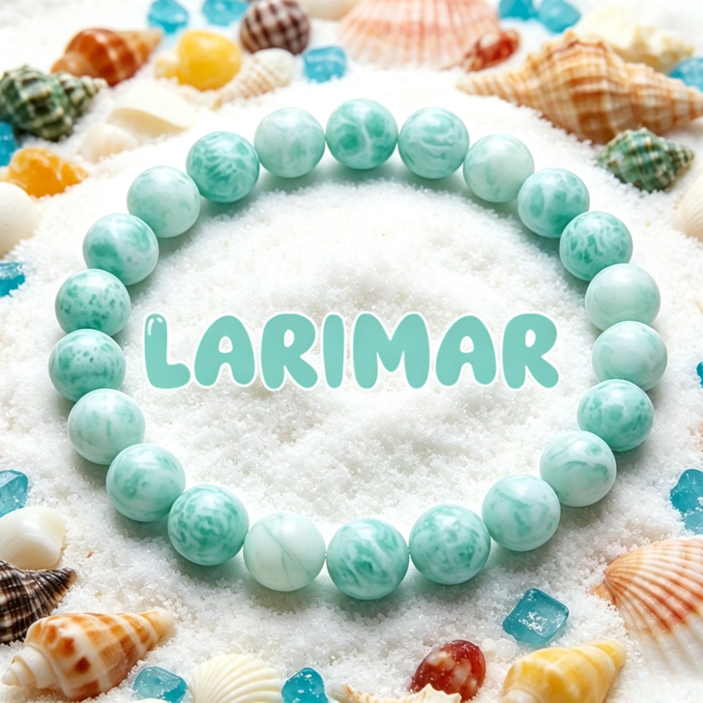 TEMU Bracelet en perles rondes de naturel, bracelet extensible à motif océanique, bijou de tous polyvalent bohème, cadeau pour hommes et femmes