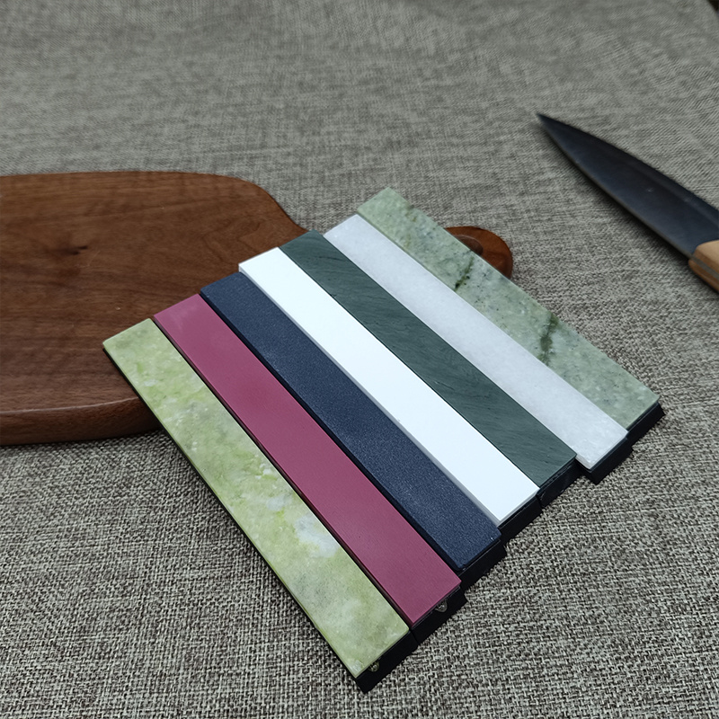 natural sharpening stone for kitchen knives   whetstone oil stone   stones metal grindstone polished bar details 8