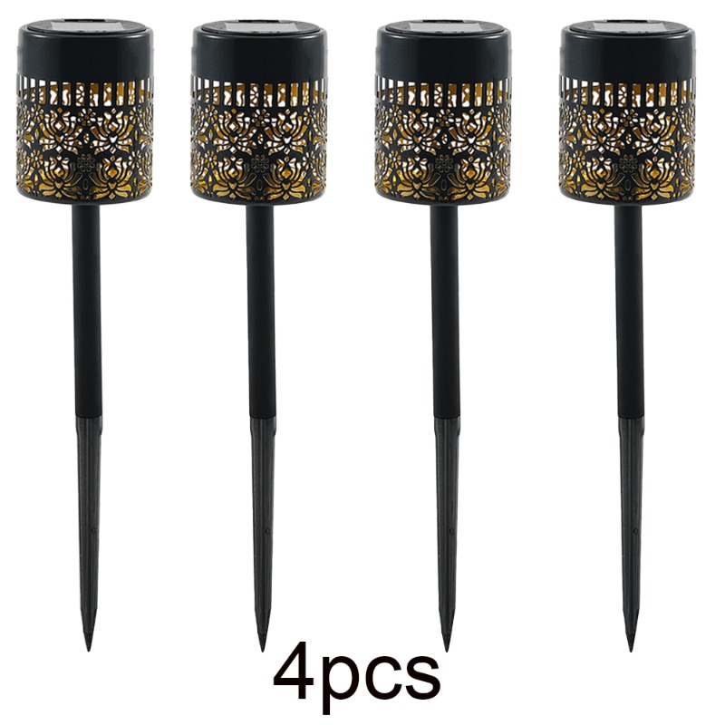 2/4pcs Solar-powered Outdoor Garden Decorative Lights, Warm- Solar Path Landscape Lighting, Ideal For Decorating Garden , Backyards And Courtyards. A Thoughtful Gift For Female .