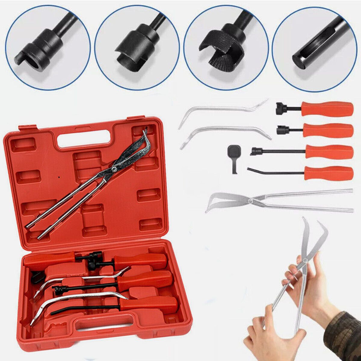 TEMU 8pcs Brake Tool Set Removal & Instaler Retaining Spring Plier Spoon