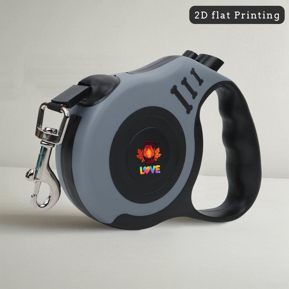 TEMU 1pc Retractable Dog Leash With Candle, Retractable Walking Leash For Small And Medium Dogs, With Brake And Lock, Sturdy