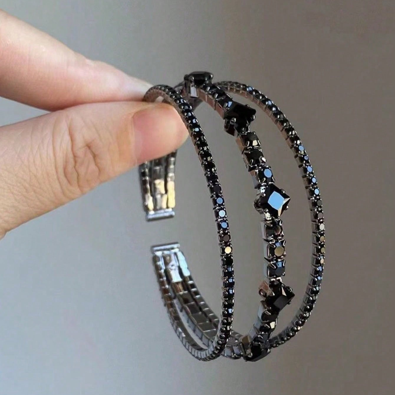 TEMU Bracelet jonc ouvert pour femme, 1 pièce