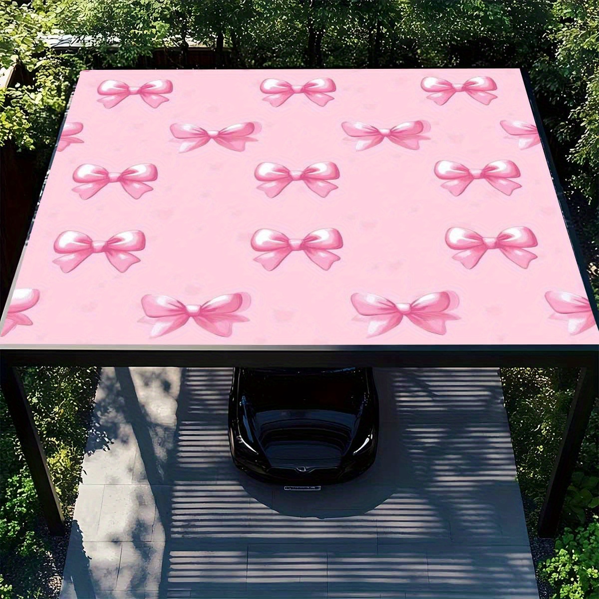 1pc cute pink bow print camping tarp person lightweight Temu