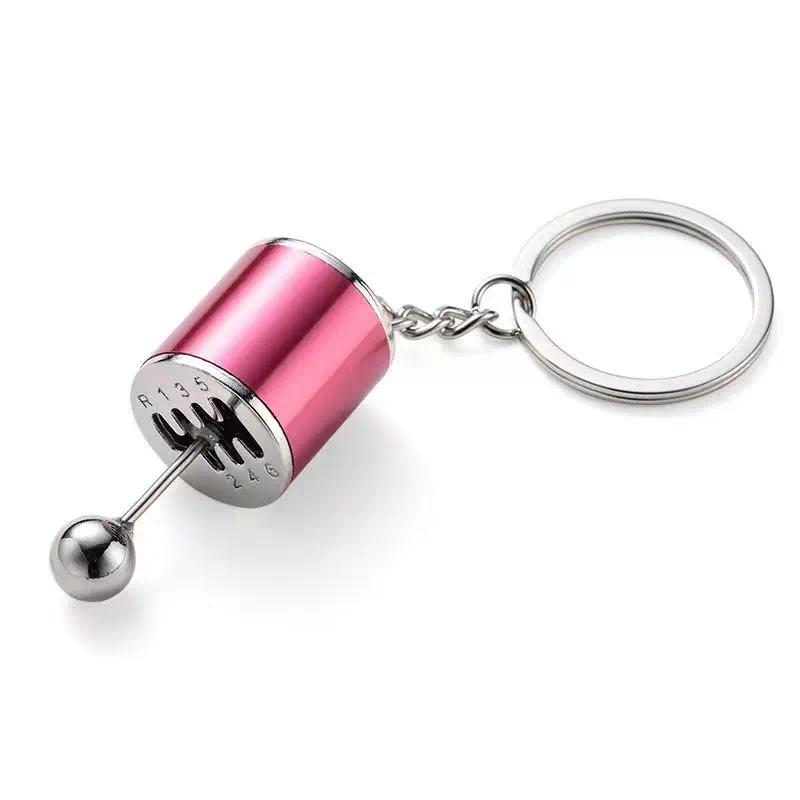 TEMU Christmas Gift, Mini Turbo Turbocharger Keychain Car-styling Keyring Gear Gearbox Pendant Keychain Stick Knobs Keyring Shift Metal Fidget Toys