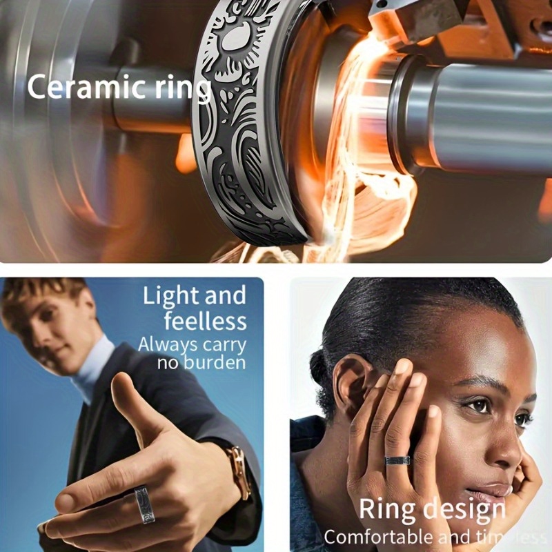   w9 retro smart ring stainless steel ip68 3 sports   step distance   sleep monitoring compatible with   for iphone perfect gift for holidays birthdays fitness tracking sleek metallic   durable band Product details 5