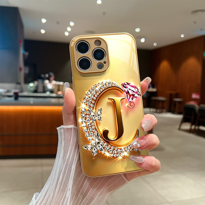 품목 사진 폰 케이스: 노블 j-레터   장식 패턴 디자인. iphone 17, 17 pro, 16 pro, 16 pro max, 15, 15 pro, 15 pro max, 14 pro max, 13, 13 pro max, 12 pro, 12 pro max, 11 pro max, 7, 8, x에 적합합니다. 비즈니스,  , 유니  커플을 위한 세련된 유리 케이스입니다