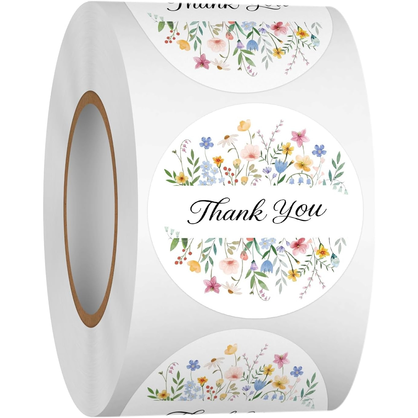 TEMU 500pcs Floral Thank You Stickers Roll For Adults, Gift Packing, Cards, Candy Bags, Envelopes, Party Supplies