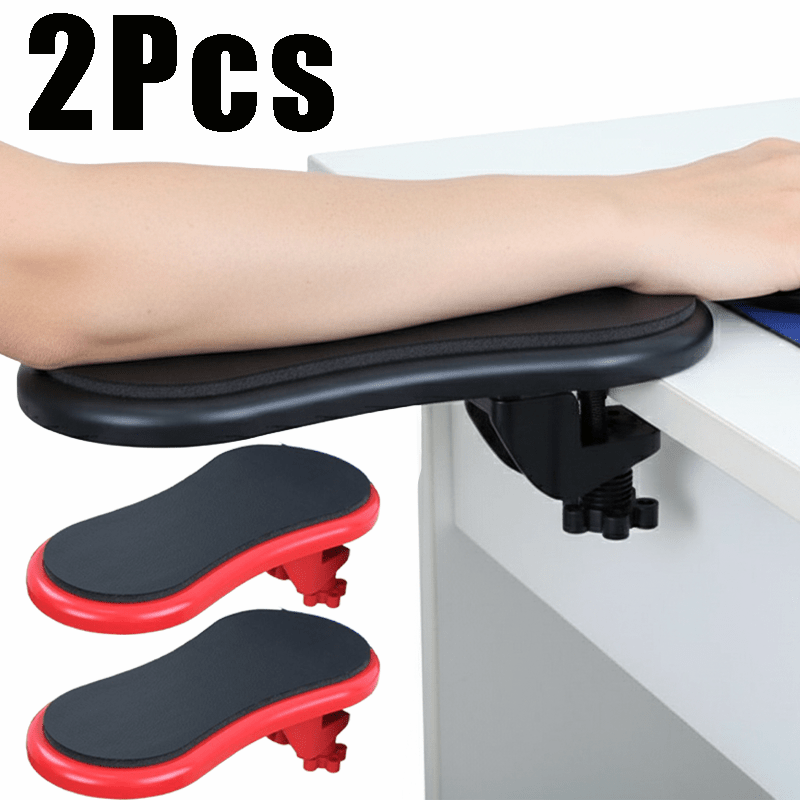 1/2pcs Office Desk Extension Elbow Pads, Featuring 180° Adjustable Ergonomic Arm and Wrist Support, Office Mouse Pad, Protecting the Elbows, with Elbow Pads and Computer Tray
