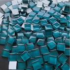 100pcs square tiles 1 0x1 0cm high temperature glass art projects crafts cup coasters handmade puzzles art supplies