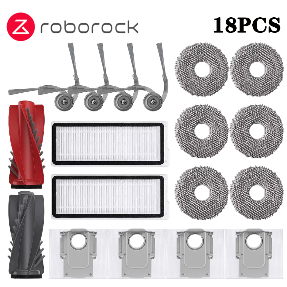 TEMU 18pcs 5ae / / Curvc / S5x 5a1 5xc / Edge / Edgec / Edge S5a / Edge 5v1 Parts Brush Filter Mop Bag