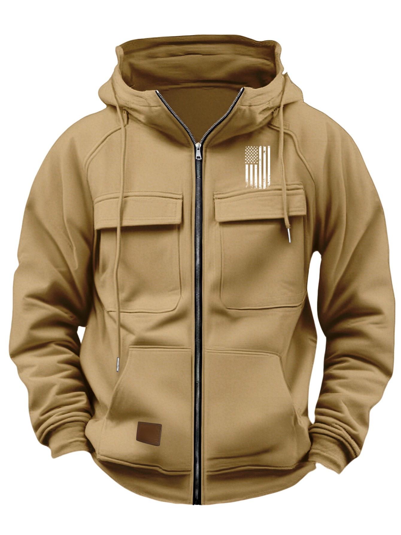 Men's Hoodie with Zipper Pockets