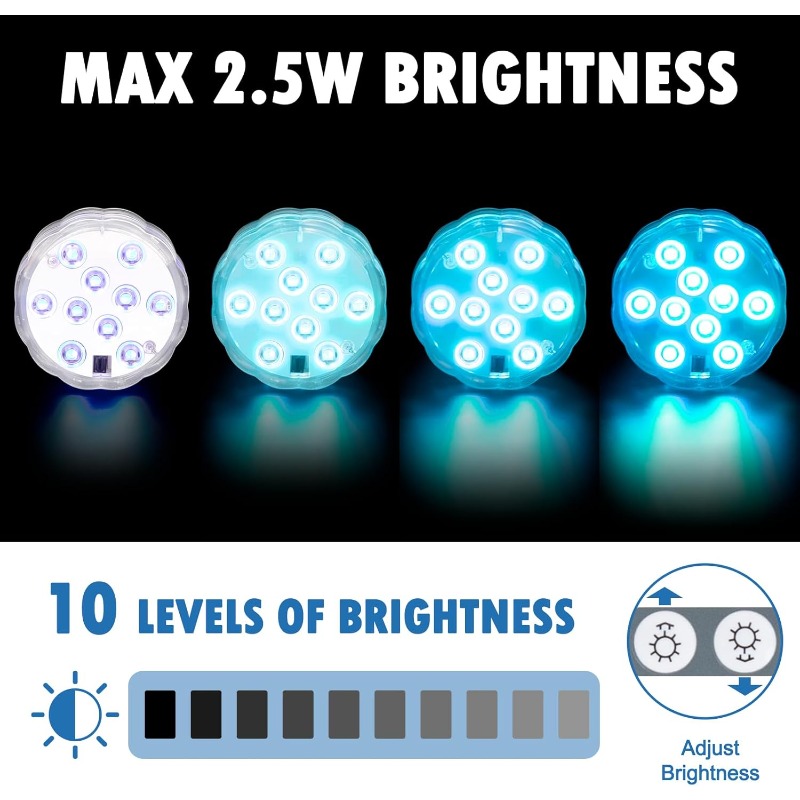 2/4pcs Marine Wireless LED Light for Boats and Cabins