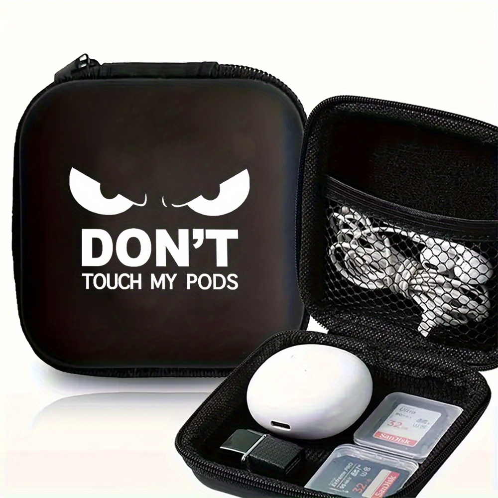 TEMU Custodia per auricolari Fun Hands Off My Pods, custodia da viaggio portatile per auricolari - per viaggi, scuola e ! Perfetta come regalo di