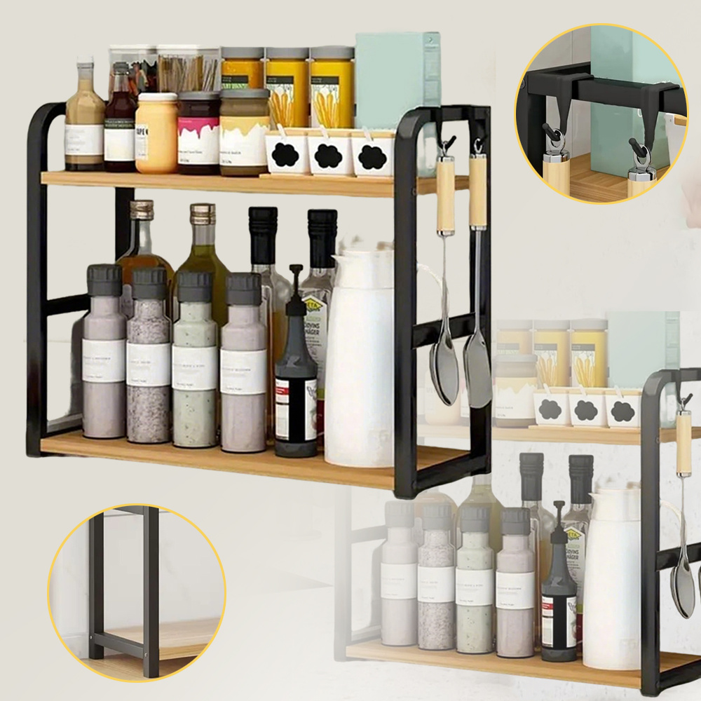 2-tier Bowl Rack, Counter Shelf Desktop Storage Organizer Standing Rack For Kitchen Countertop Office