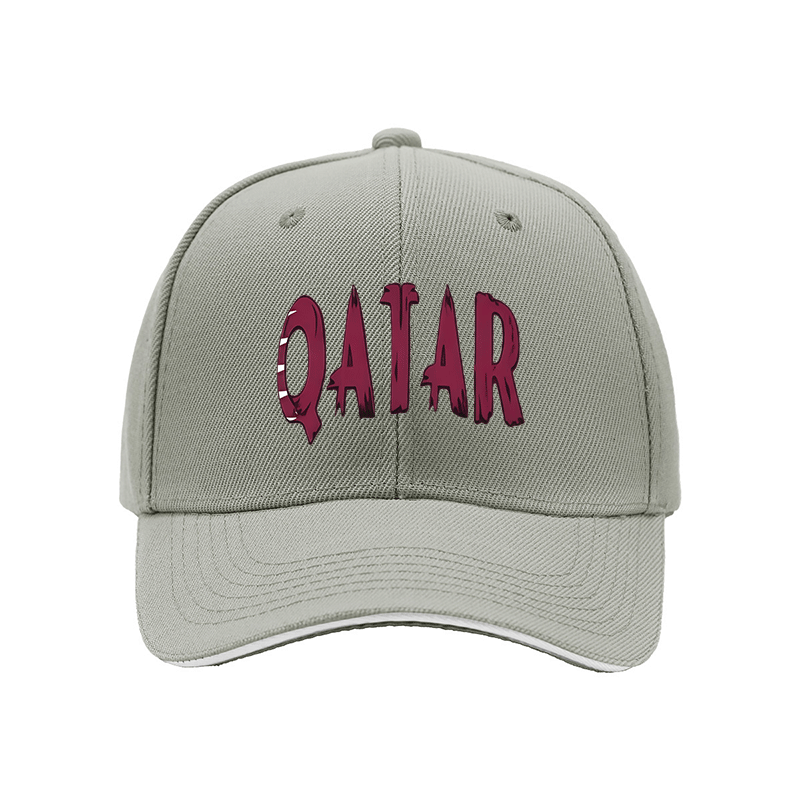 qatar printed sandwich dad   soft and lightweight unisex casual baseball cap perfect as a holiday gift comfortable headwear for christmas halloween new year and other festive occasions