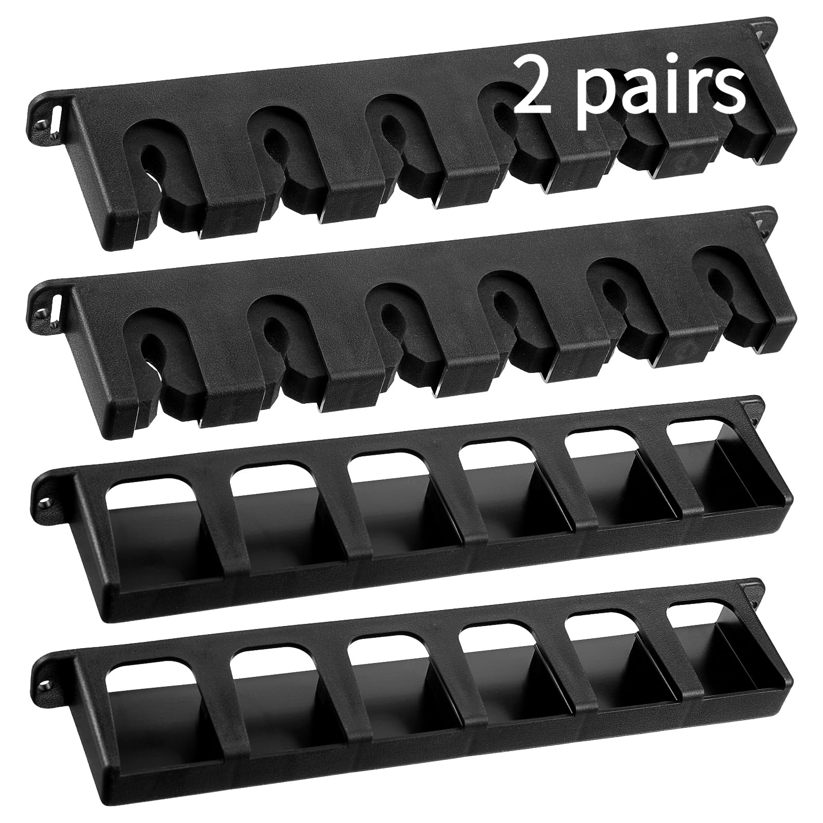 TEMU Set Of 2 Fishing Rod Holders Designed For Vertical Wall Mounting In , Of Storing 12 Rods Or Combos And Accommodating Most Rod Diameters, Perfect As A Christmas Gift