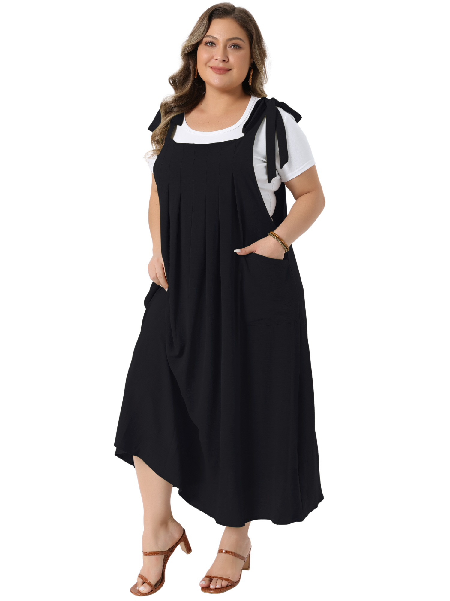 womens plus size jumper dress sold on Temu United States