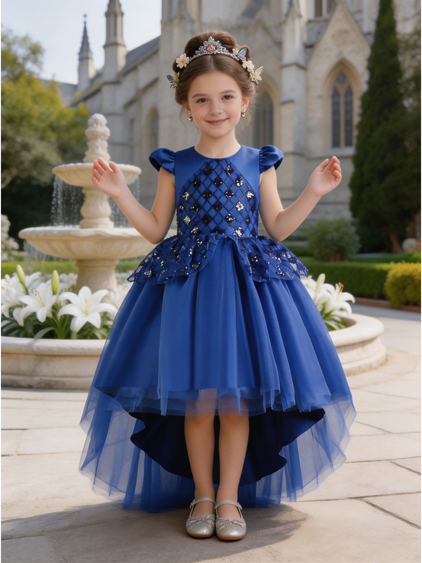 sequin dress girls sold on Temu United States