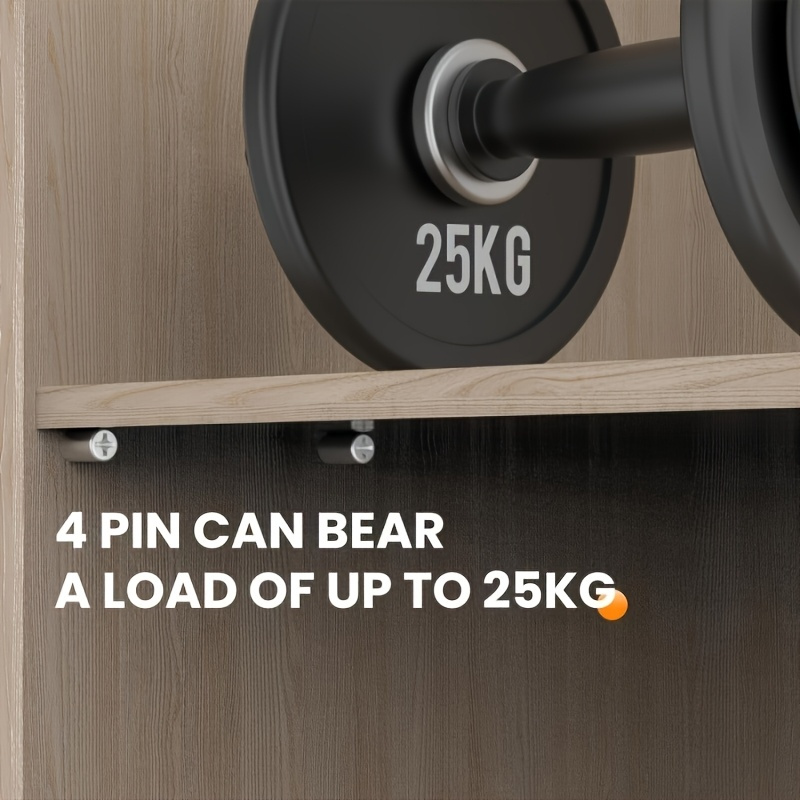 100 Piezas de Soportes para Estante Metálicos, Fundas Antideslizantes y Tornillos Autorroscantes, Kit Integrado de Soporte para Placa Laminada de Muebles y Vidrio con Particiones