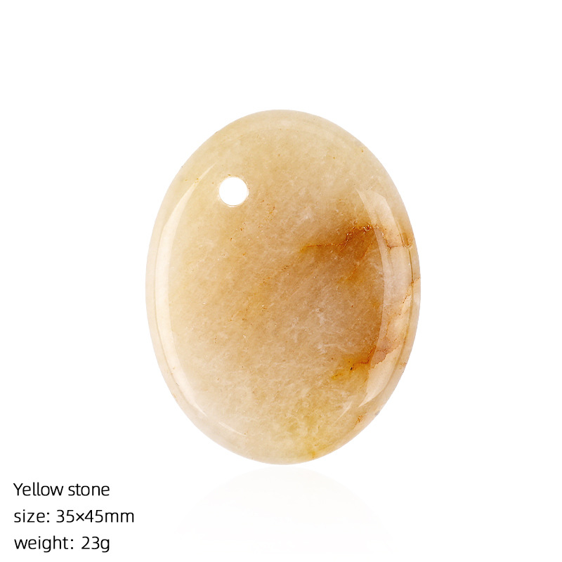Artificial Crystal Palm Stone Pendant for DIY Necklace Charm