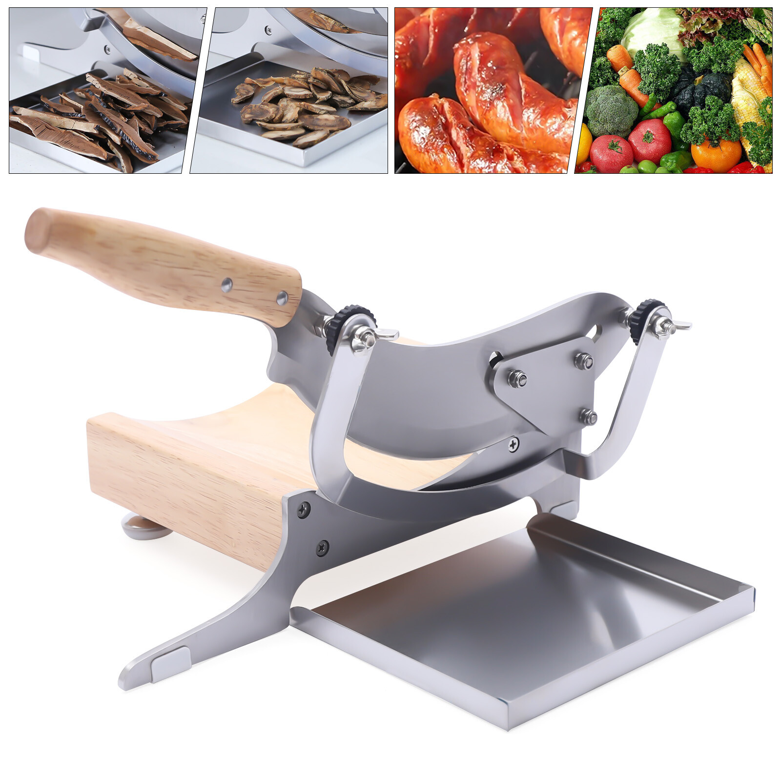 Manual Meat Slicer Frozen Meat Beef Bones Cutter Slicing Machine Stainless Steel Kitchen Slicer Food Slicer Manual Slicer Machine