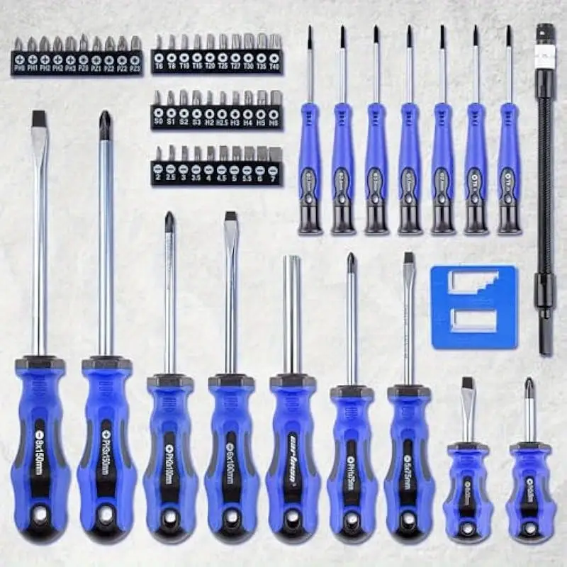 59pcs precision screwdriver set professional magnetic repair tool kit for home bicycle office equipment and car repairs Product details 1
