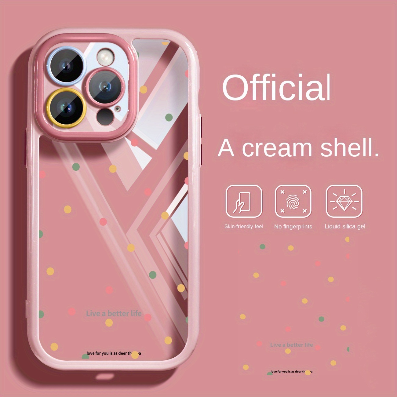 TEMU Phone Case - Ins For Iphone 17promax New Mobile Phone Case, 17air Suitable For Iphone 16pro Max 15pro/14pro/ 13pro /12pro/12 Mobile 17pro Phone