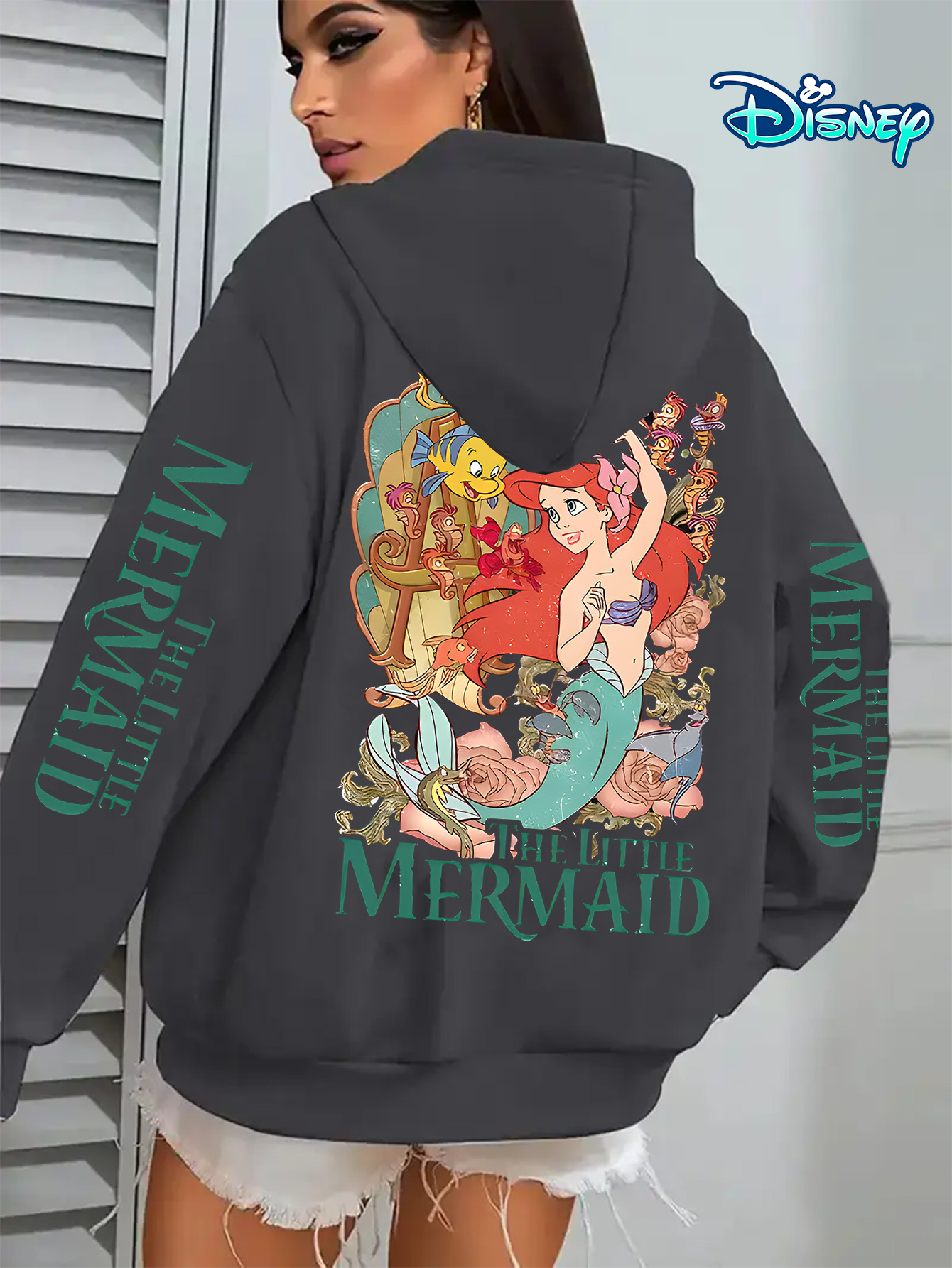 womens     hooded sweatshirt vibrant - Temu